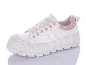 Кроссовки No Brand BK81 white-pink от магазина Frison