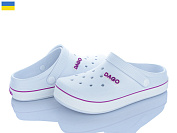 Кроксы Roks 419 білий-бузок от магазина Frison