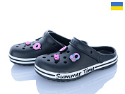 Кроксы Golden Lion N328 чорний от магазина Frison