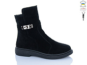 Ботинки Sali 281H чорний з чор-п.зима от магазина Frison