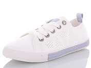 Кеды No Brand HB53 white-l.blue от магазина Frison