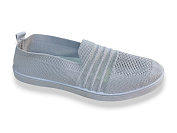 Слипоны Rai Shoes F07-019 св.сірий от магазина Frison