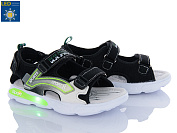 Босоножки Okshoes 7748-1 black-grey LED от магазина Frison