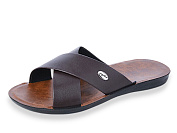 Шлепанцы Jumay SPH хрест коричневий от магазина Frison