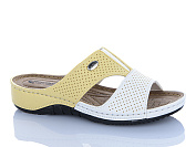Шлепанцы Sali One 209-19 жов-білий от магазина Frison