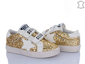 Кеды Clibee AD22006 white-gold от магазина Frison