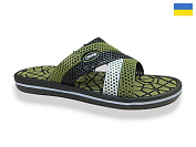 Шлепанцы Rai Shoes M203 хакі от магазина Frison