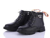 Ботинки Violeta Y106-7603 black-orange от магазина Frison