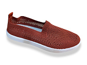 Слипоны Rai Shoes F09-025 кірпічний от магазина Frison