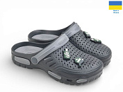 Кроксы Rai Shoes СД48 графіт от магазина Frison