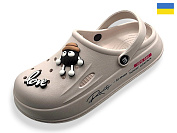 Кроксы Rai Shoes L108 бежевий от магазина Frison