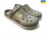 Кроксы Rai Shoes 416 бежевий от магазина Frison