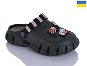 Кроксы Demur 6012 зелений-корич. от магазина Frison