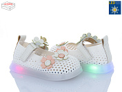 Туфли Poni Kids B1081 white LED от магазина Frison