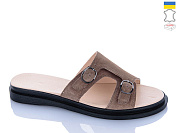 Шлепанцы Sali 111 капучино з чор-п. от магазина Frison