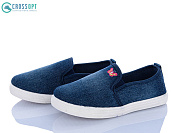 Слипоны Crossopt X01 navy от магазина Frison