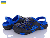 Кроксы Sanlin2 B308 чорний-синій от магазина Frison