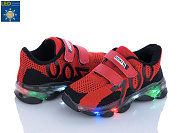 Кроссовки Viktoria LC019-12 red-black LED от магазина Frison