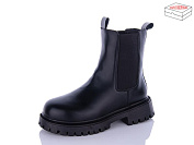 Ботинки Aba 5269 all black от магазина Frison