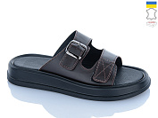 Шлепанцы Sali 10 шоколад к чор-п. от магазина Frison