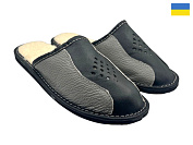 Тапочки Rai Shoes Капці 1 чол.сірий-чорний от магазина Frison