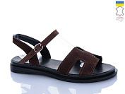 Босоножки Sali 513 коричневий з чор-п. от магазина Frison