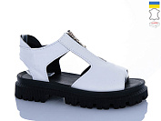 Босоножки Garti 07 білий шк. от магазина Frison