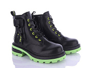 Ботинки Violeta 197-36 black-green от магазина Frison