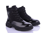 Ботинки Violeta 197-28 all black l-z от магазина Frison