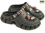 Кроксы Rai Shoes DS770 хакі-чорний от магазина Frison