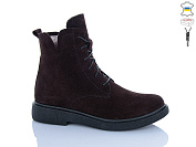 Ботинки Sali 23 коричневий з чор-п.зима от магазина Frison