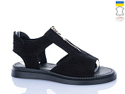 Босоножки Garti 05 чорний замш от магазина Frison