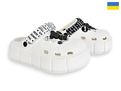 Кроксы Rai Shoes E152-2-4 білий от магазина Frison