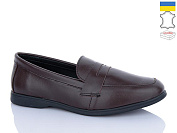 Туфли Sali B2 коричневий к чор-п. от магазина Frison