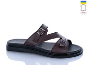 Шлепанцы Sali 53 коричневий к чор-п. от магазина Frison