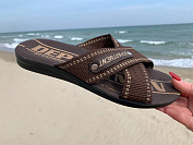 Шлепанцы Gurkem TRK2026-1 Depart коричневий-білий от магазина Frison