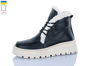 Ботинки Sali 2215 чорний-біл.біл-п.зима от магазина Frison