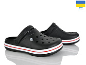 Кроксы Rai Shoes E224 чорний от магазина Frison